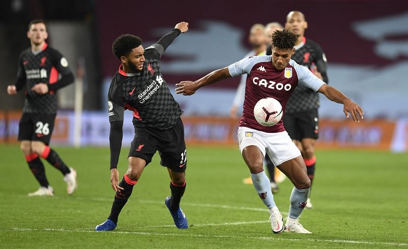 Joe Gomez was terribly out of sorts in their loss to Aston Villa